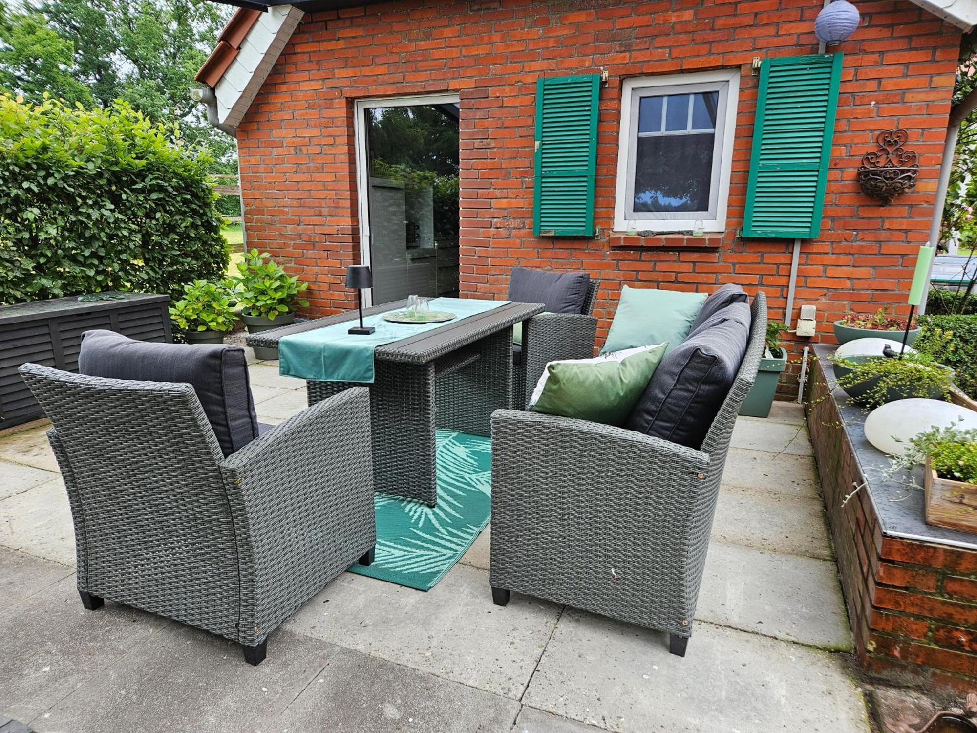 Kleines Ferienhaus Luettje Backhuus 35516 Uplengen Extérieur photo